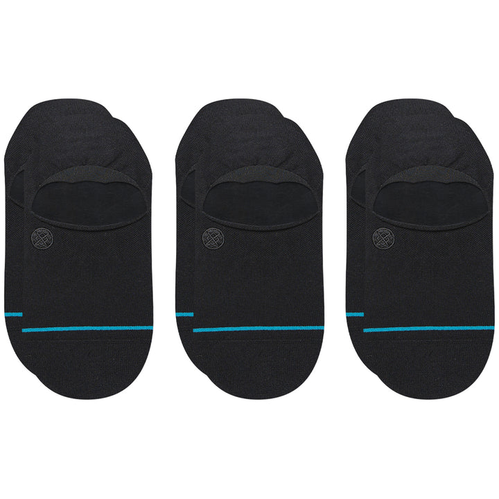 Stance Icon No Show 3-Pack Socks Black