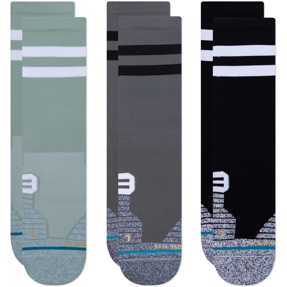 Stance Franchise Crew 3-Pack Socks Multi