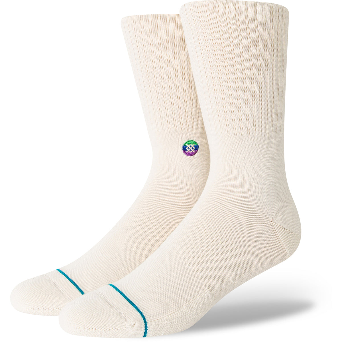 Stance Love Crew Socks White