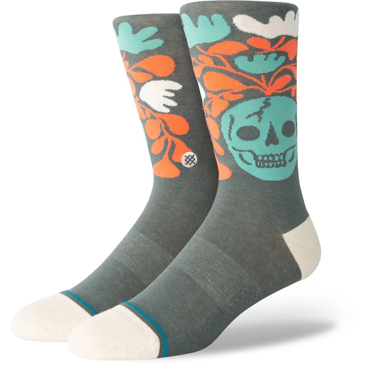 Stance Skelly Nelly Socks Teal