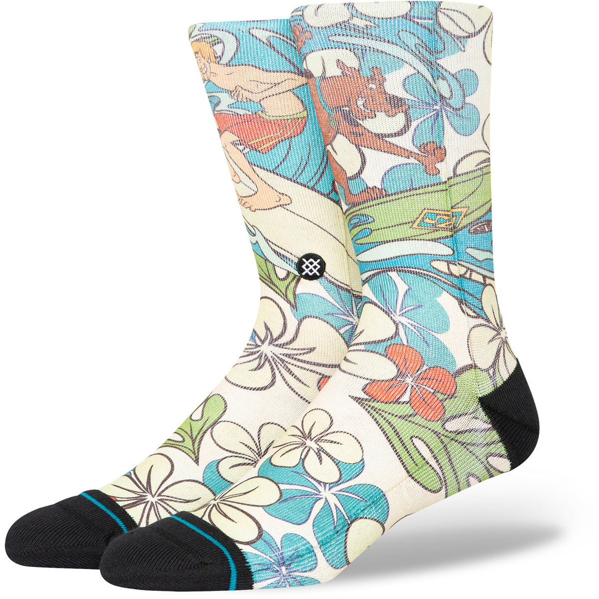 Stance Surf's Up Shaggy Socks Blue