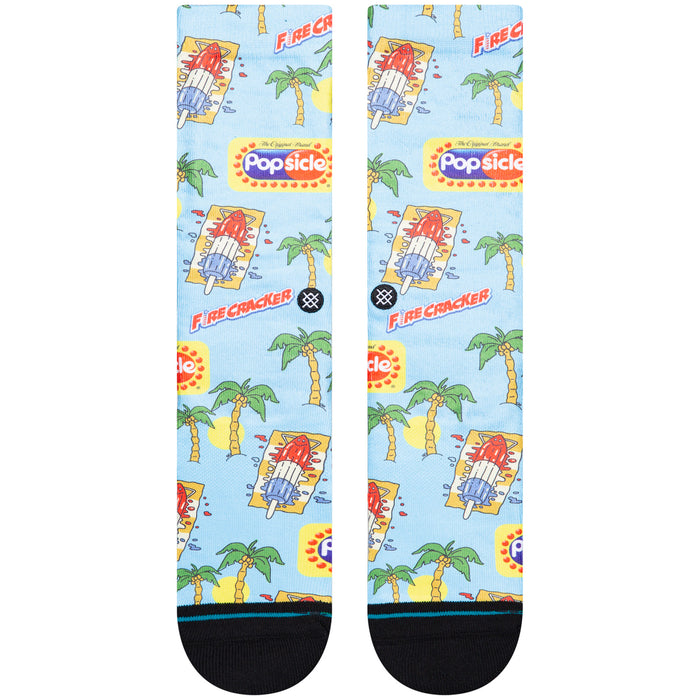 Stance Pops Crew Socks Light Blue