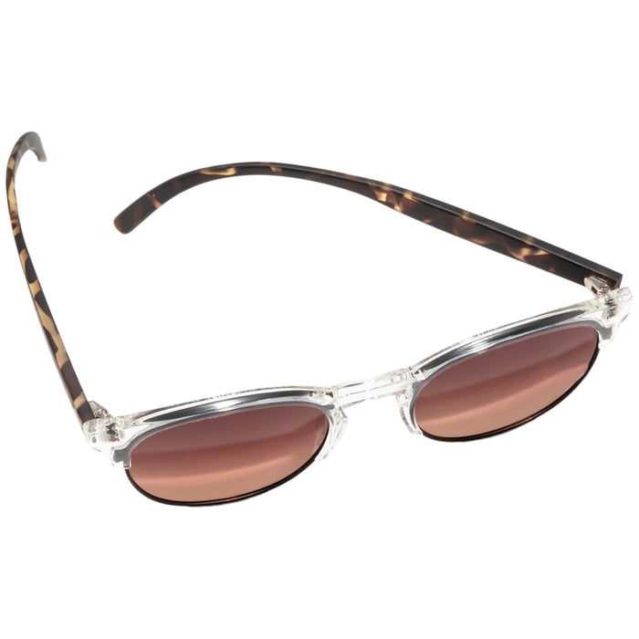Sunski Avila Sunglasses Clear Tortoise/Terra Fade Polarized