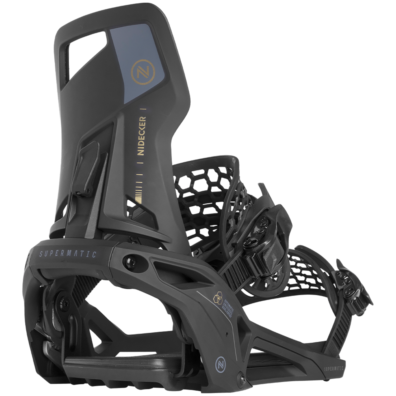 Nidecker Supermatic Snowboard Bindings 2025 – evo