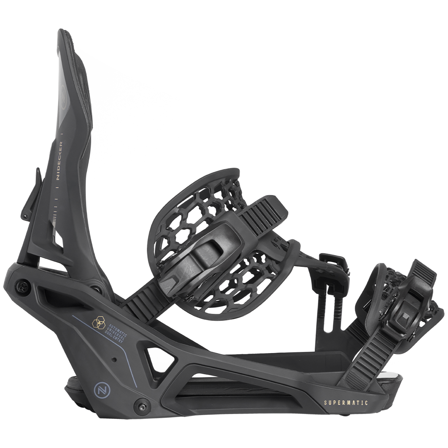 Nidecker Supermatic Snowboard Bindings 2025 – evo