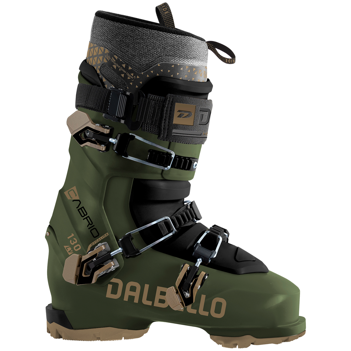 Dalbello Cabrio LV 130 Ski Boots 2024 Moss Green/Black