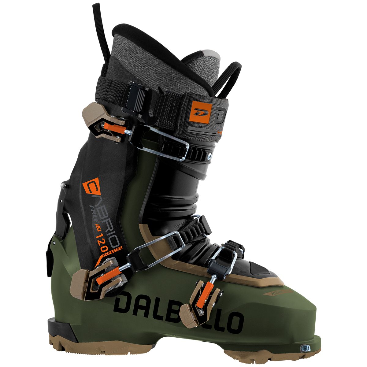 Dalbello Cabrio LV Free 120 Alpine Touring Ski Boots 2024 Moss Green/Black