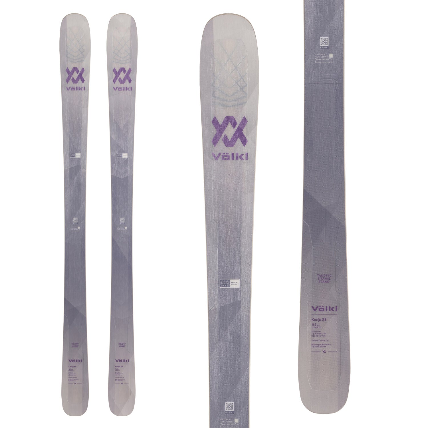 【美品】 スキー　レディース　4点セット Volkl eielo 148 Völkl Kenja 88 Skis - Women's 2024 – evo