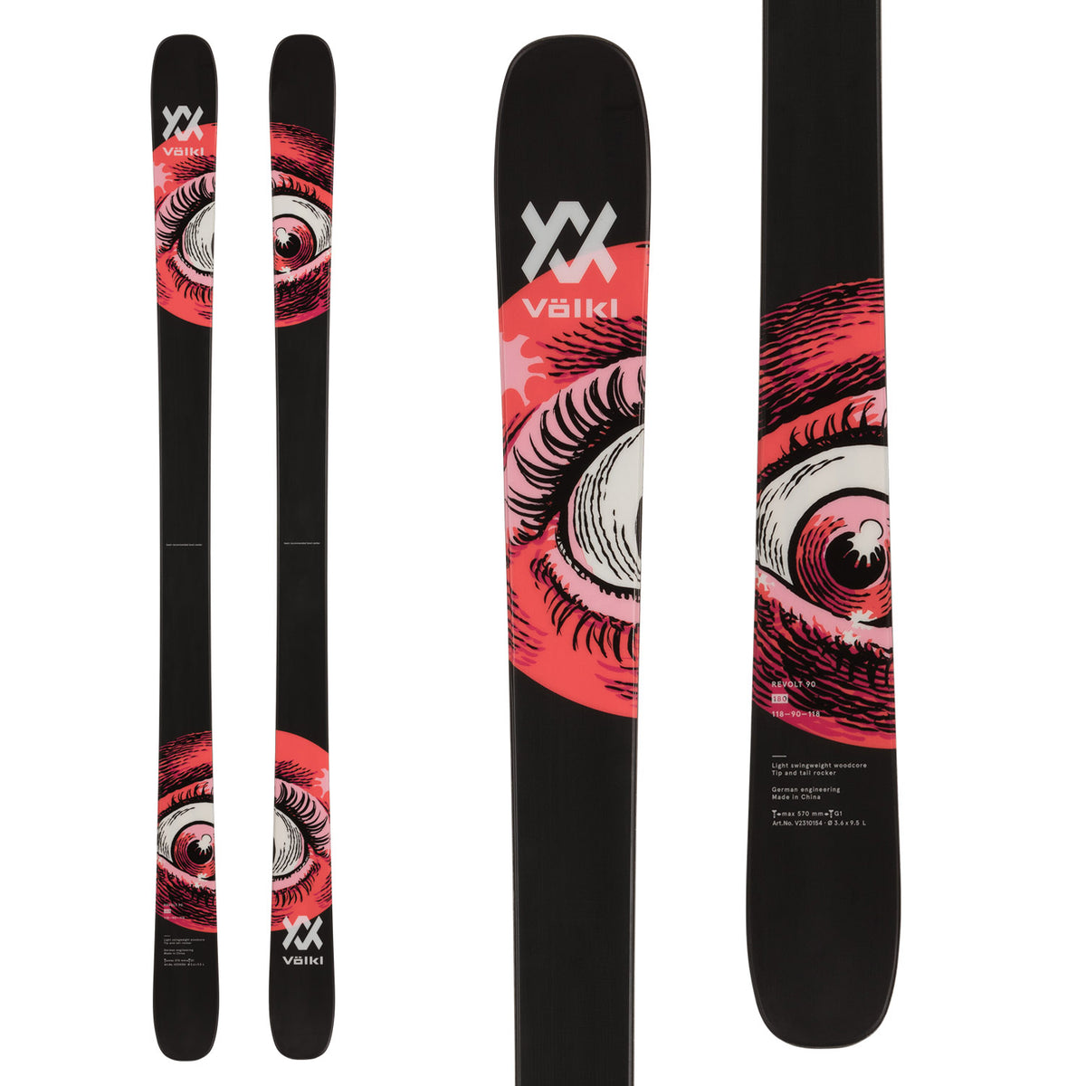 Völkl Revolt 90 Skis 2024