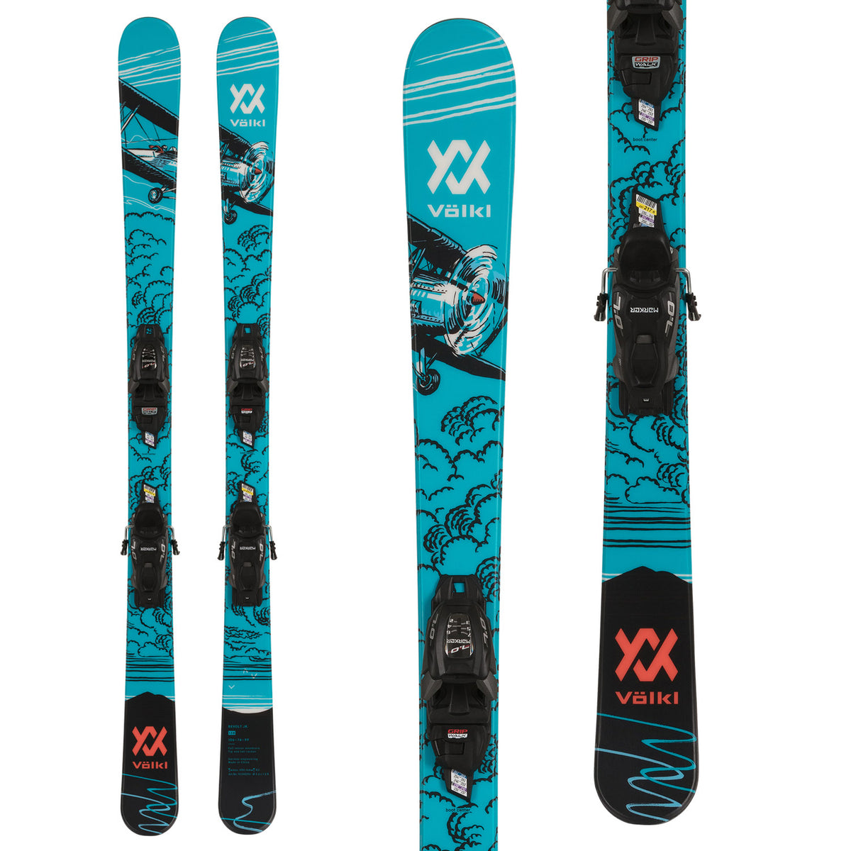 Völkl Revolt Jr Hopper Skis + vMotion 7.0 GW Bindings - Kids' 2024