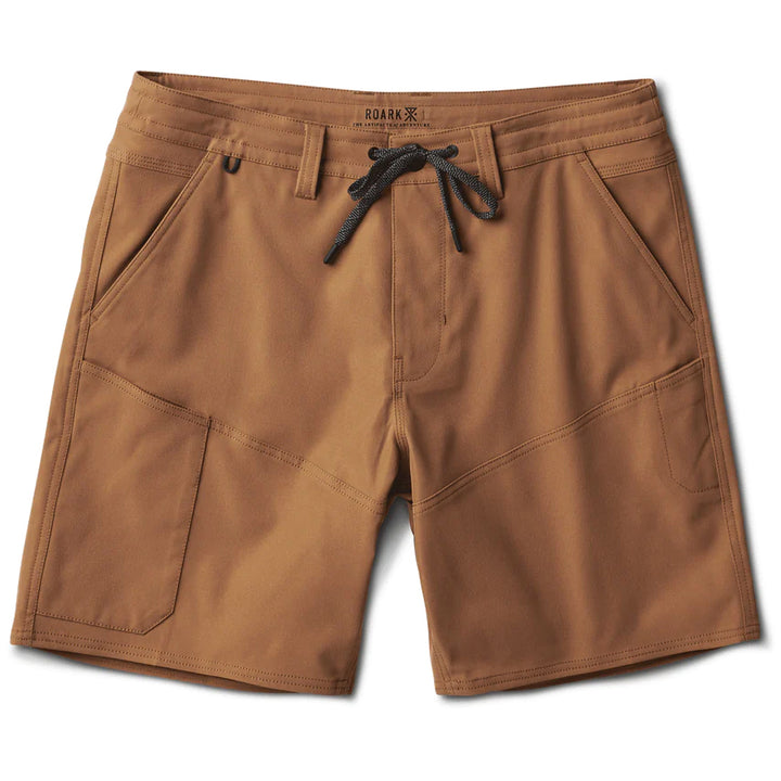 Roark Explorer Long Road Shorts - Men's Dark Khaki
