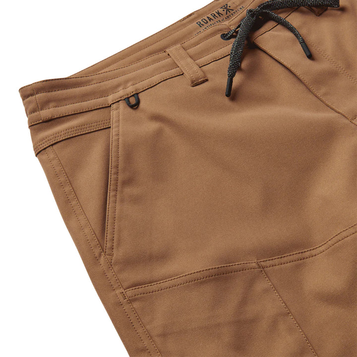 Roark Explorer Long Road Shorts - Men's Dark Khaki