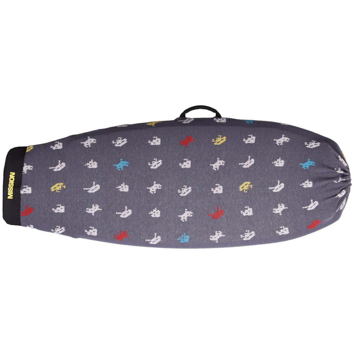 Mission Deluxe Snub Nose Wakesurf Board Sleeve 2023 Invader Print