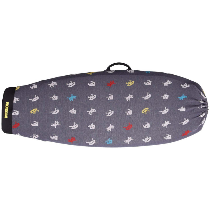 Mission Deluxe Snub Nose Wakesurf Board Sleeve 2023 Invader Print