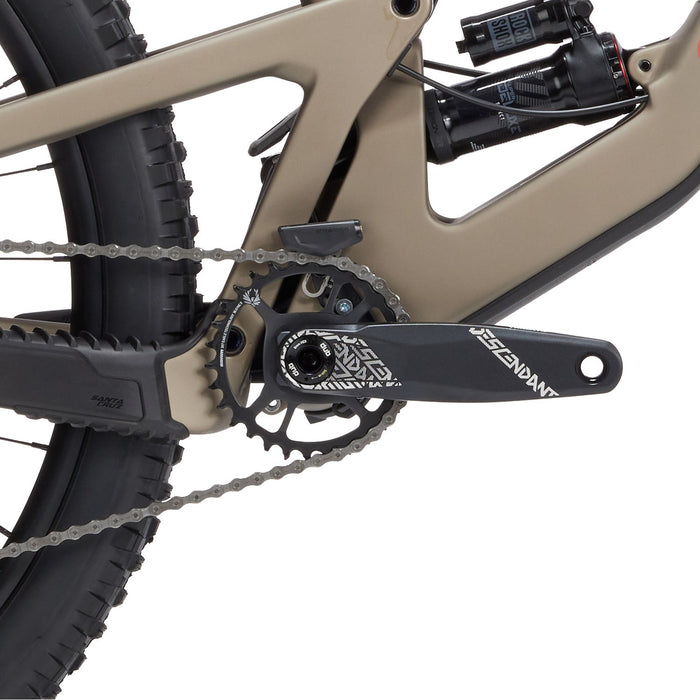 Santa Cruz Megatower 2 C R (RockShox ZEB R) Complete Mountain Bike 2023 Matte Nickel