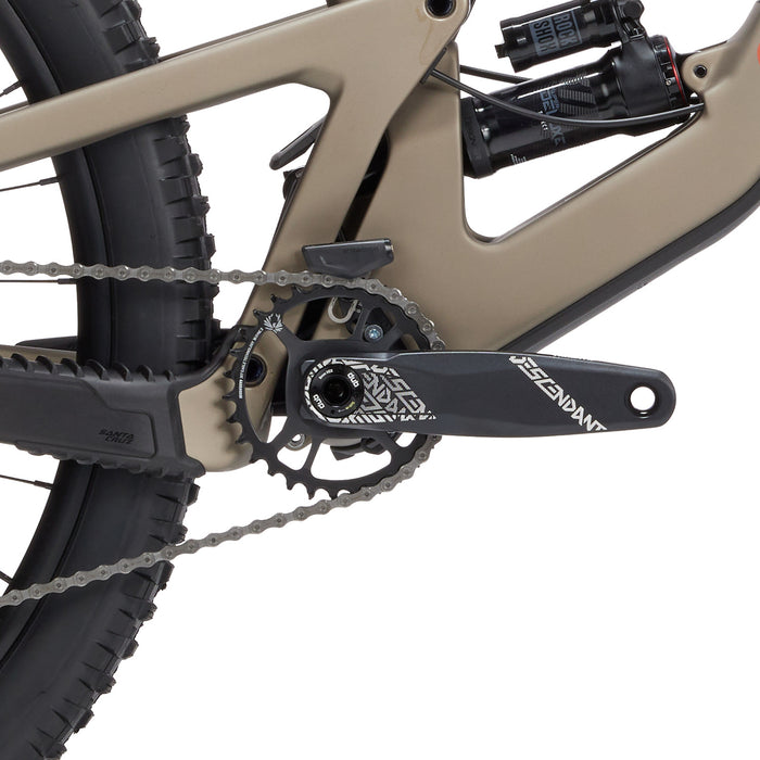 Santa Cruz Bicycles Megatower 2 C R (Fox 38 Performance) Complete Mountain Bike 2023 Matte Nickel