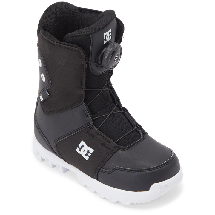 DC Youth Scout Snowboard Boots - Kids' 2024 Black/White