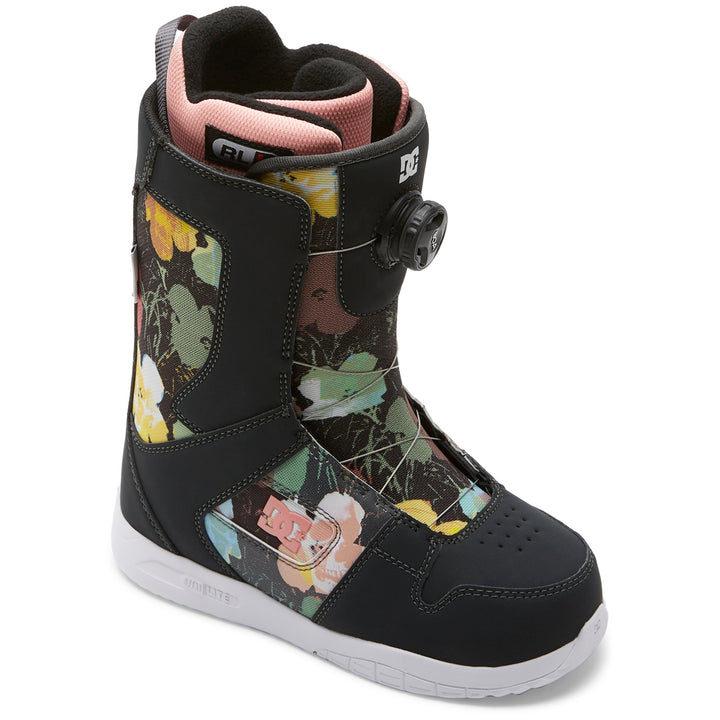 DC AW Phase Boa Snowboard Boots - Women's 2024 Dark Grey/Black/White