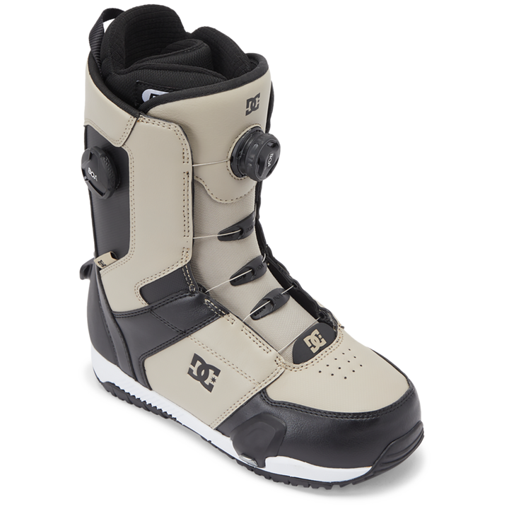 DC Control Step On Snowboard Boots Light Brown/White
