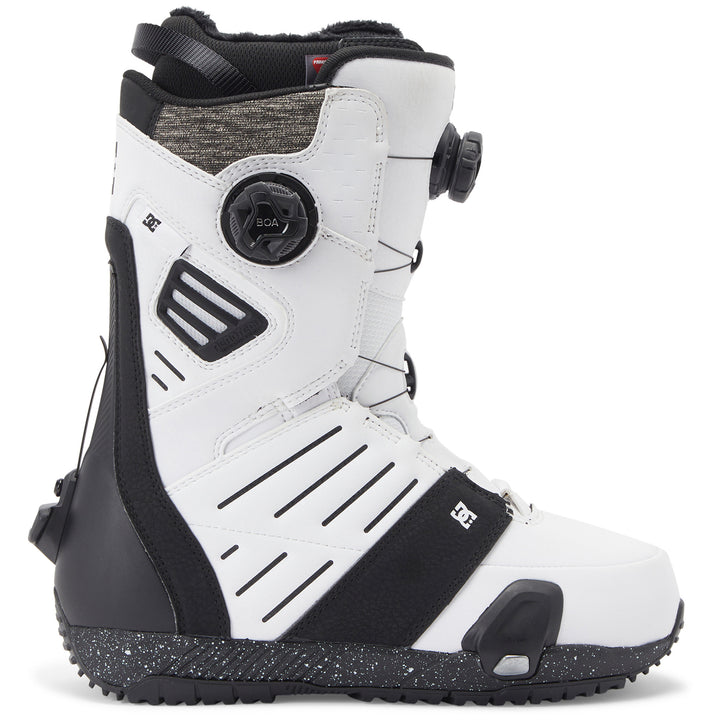 DC Judge Step On Snowboard Boots White/Black Print