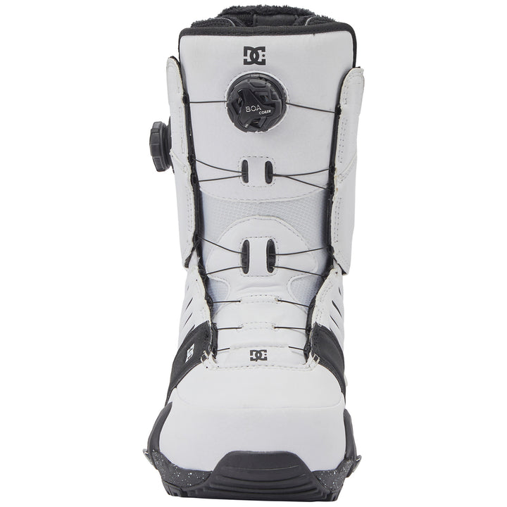 DC Judge Step On Snowboard Boots White/Black Print