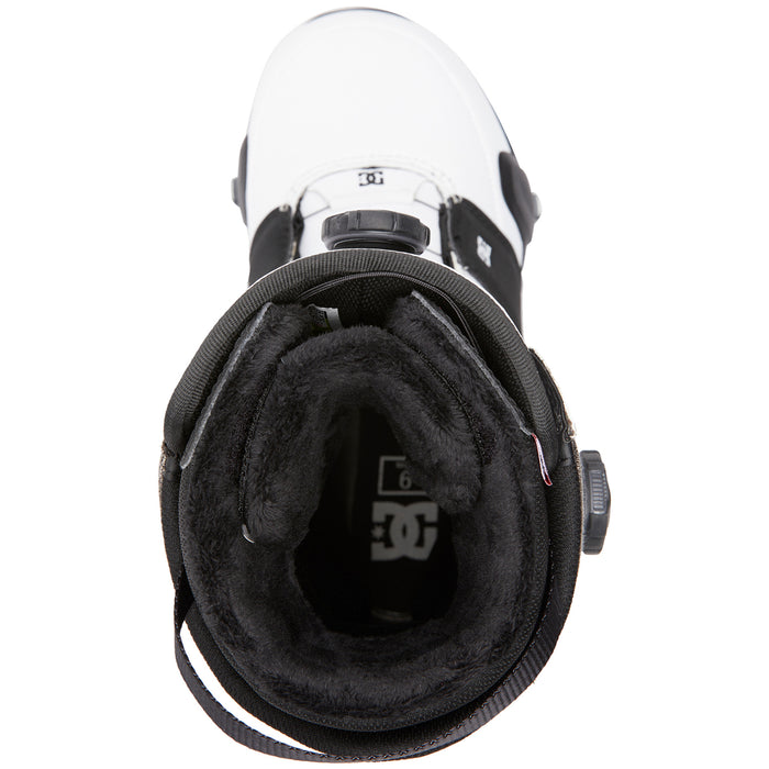 DC Judge Step On Snowboard Boots White/Black Print