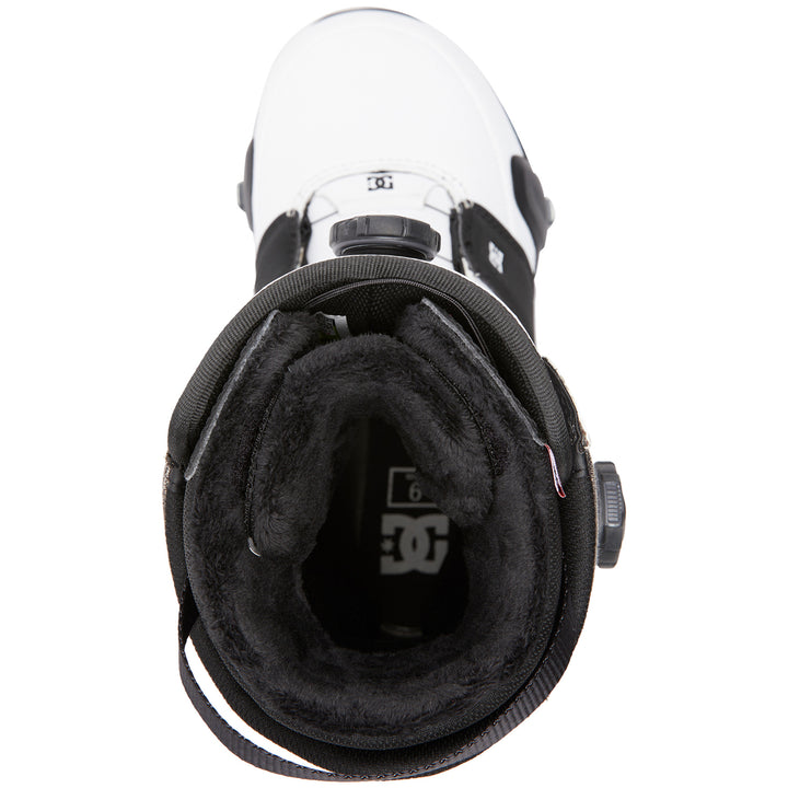 DC Judge Step On Snowboard Boots White/Black Print