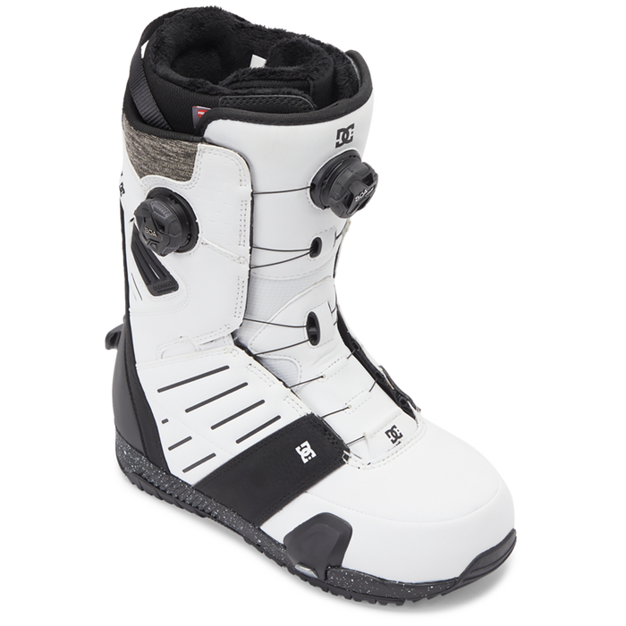 DC Judge Step On Snowboard Boots White/Black Print