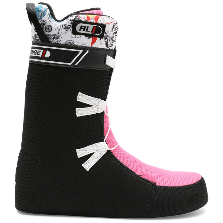 DC AW Phase Boa Snowboard Boots 2024 White/Black Print