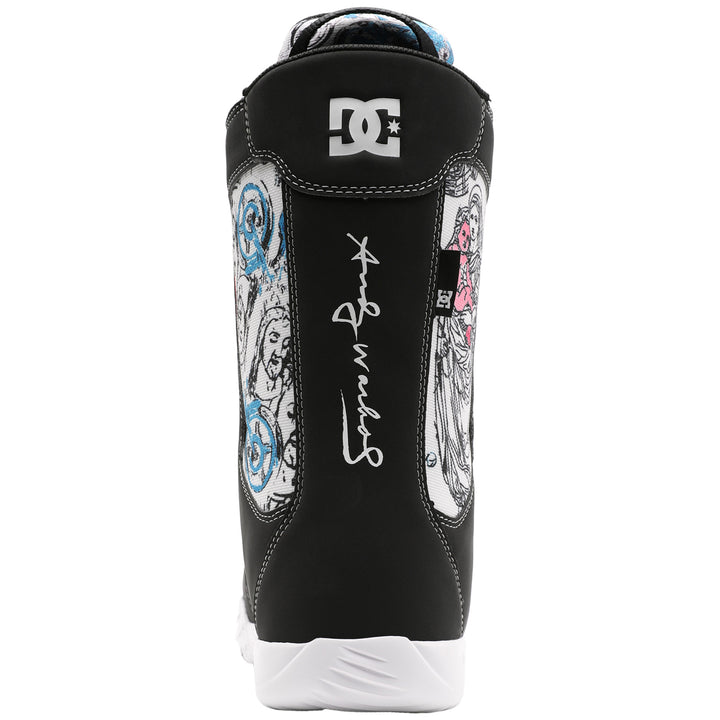 DC AW Phase Boa Snowboard Boots 2024 White/Black Print