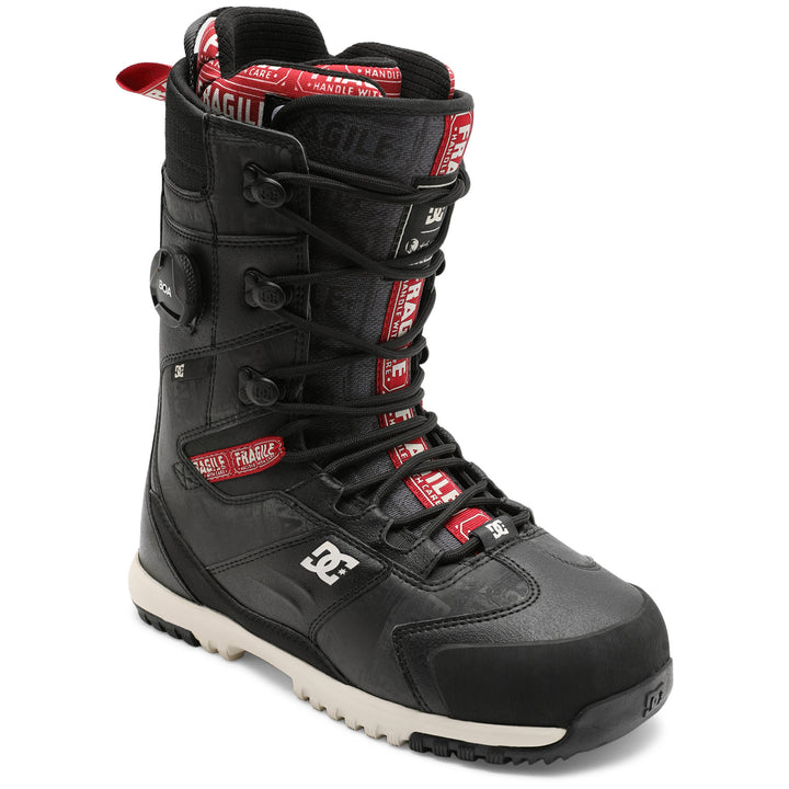 DC AW Premier Hybrid Snowboard Boots 2024 Black/Red Print
