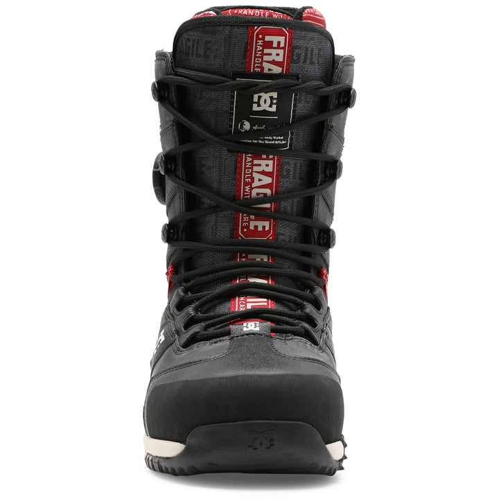 DC AW Premier Hybrid Snowboard Boots 2024 Black/Red Print