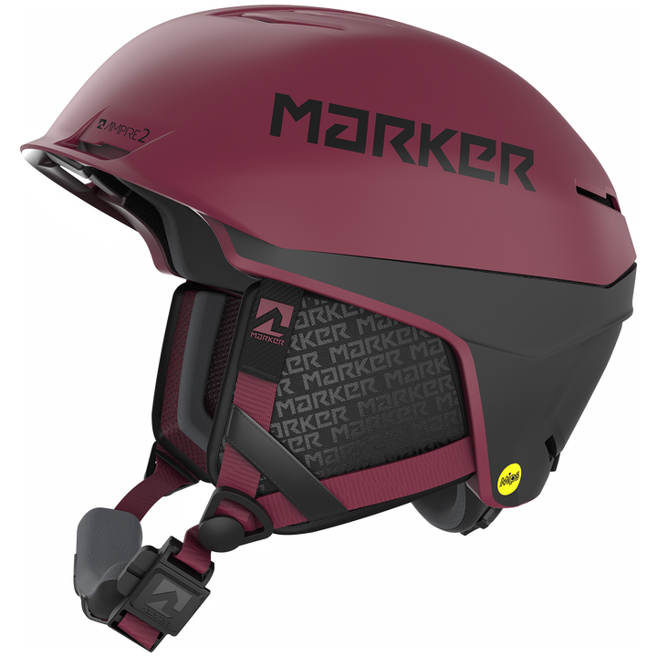 Marker Ampire 2 MIPS Helmet Maroon/Black