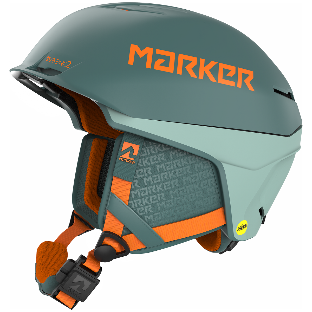 Marker Ampire 2 MIPS Helmet Green/Orange