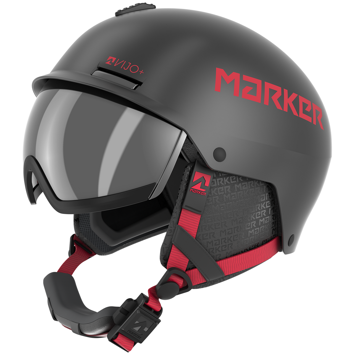Marker Vijo+ Helmet - Kids' Black/Red