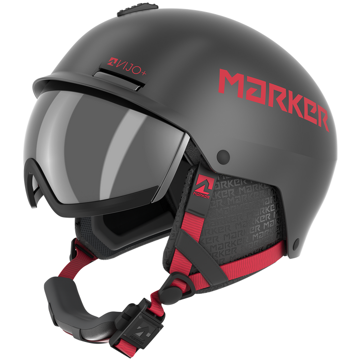 Marker Vijo+ Helmet - Kids' Black/Red