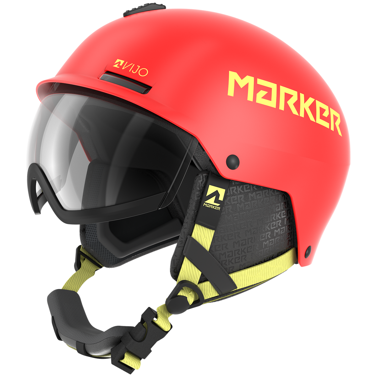 Marker Vijo Helmet - Kids' Red/Yellow