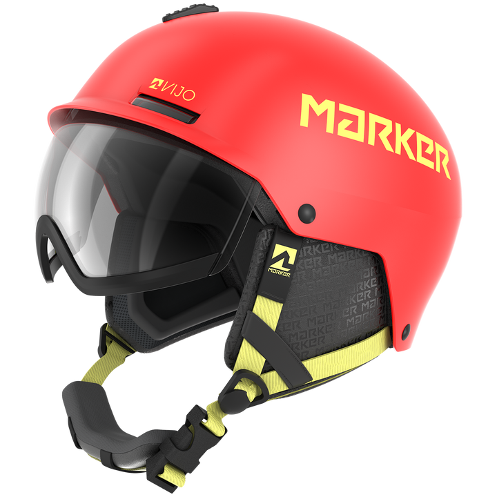 Marker Vijo Helmet - Kids' Red/Yellow