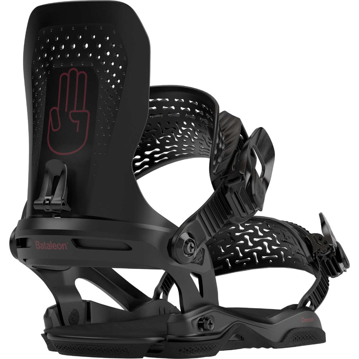 Bataleon Donna Asymwrap Snowboard Bindings - Women's  Black