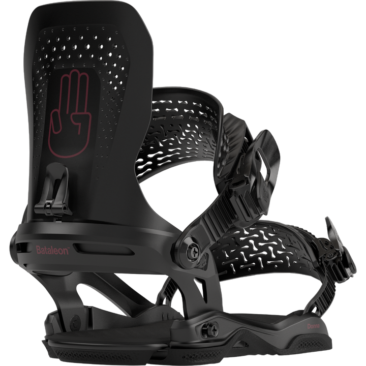 Bataleon Donna Asymwrap Snowboard Bindings - Women's  Black