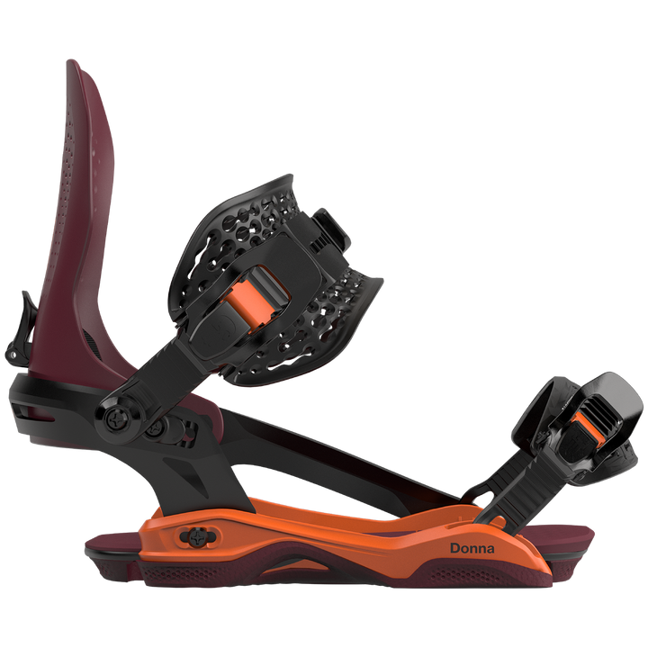 Bataleon Donna Asymwrap Snowboard Bindings - Women's  Red