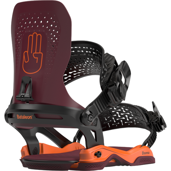 Bataleon Donna Asymwrap Snowboard Bindings - Women's  Red