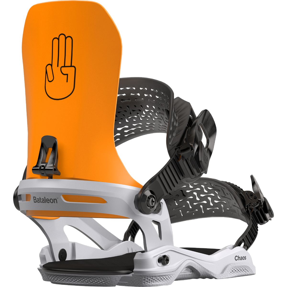 Bataleon Chaos Asymwrap Snowboard Bindings  Orange