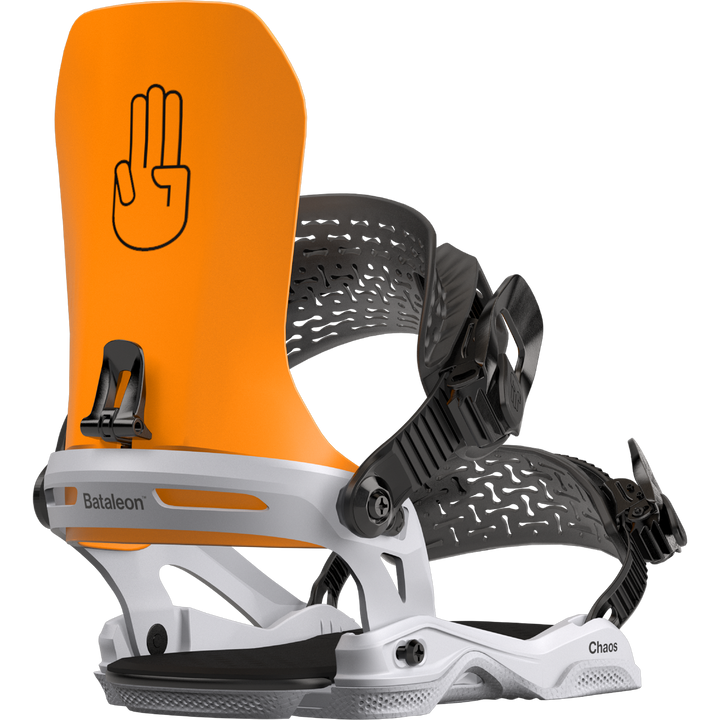 Bataleon Chaos Asymwrap Snowboard Bindings  Orange