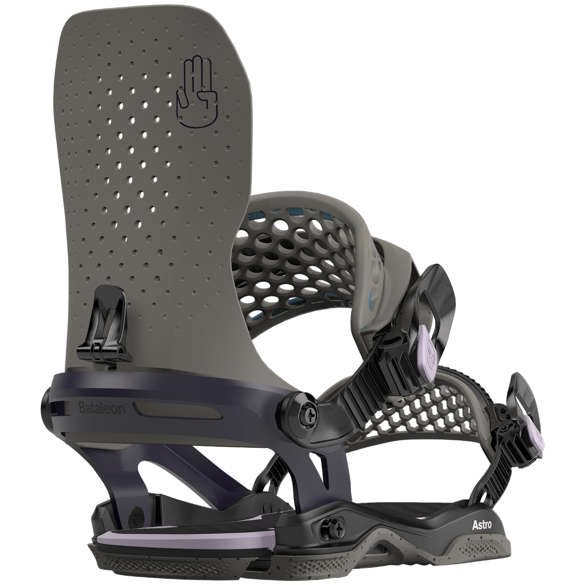 Bataleon Astro Asymwrap Snowboard Bindings 2025 Plum