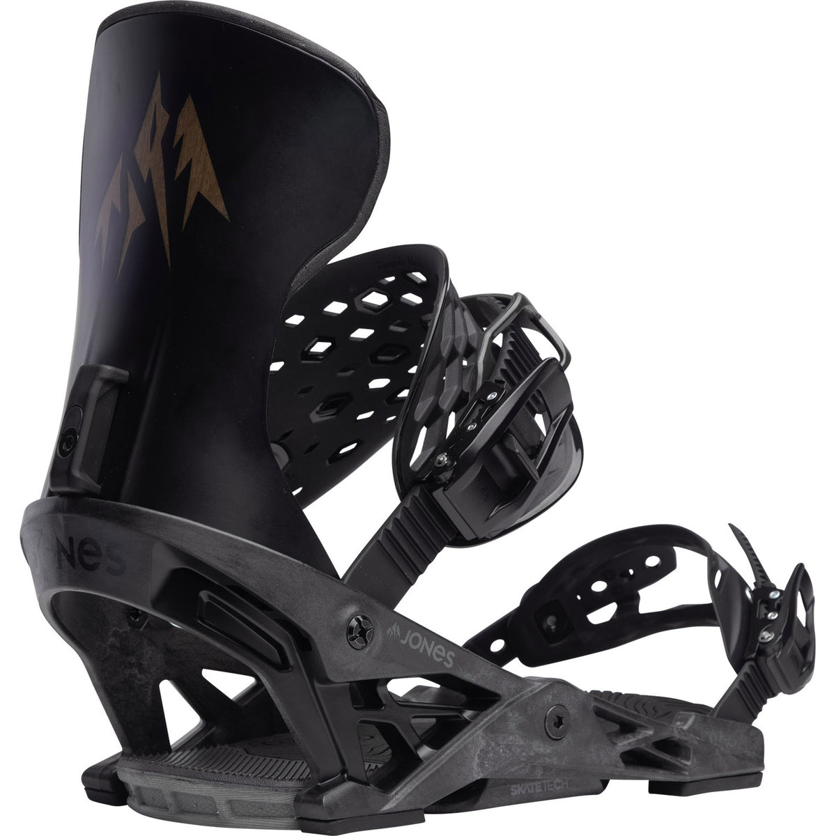 Jones Apollo Snowboard Bindings 2024 Stealth Black