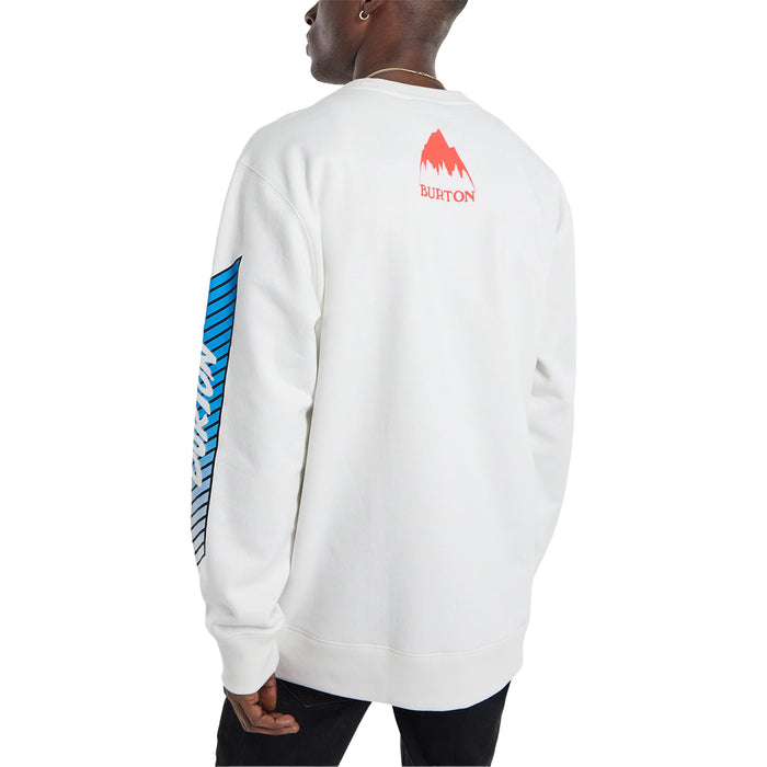 Burton 1987 Elite Crew Sweatshirt - Men's Stout White