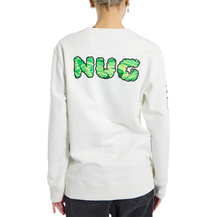 Burton 2011 Nug Crew Sweatshirt - Men's Stout White