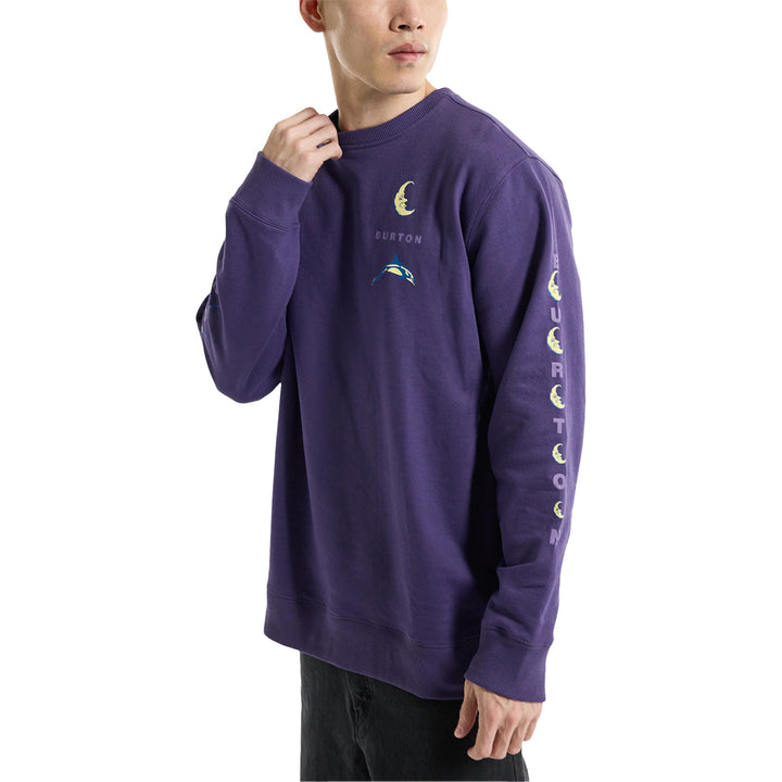 Burton 1996 Dolphin Crew Sweatshirt - Men's Violet Halo