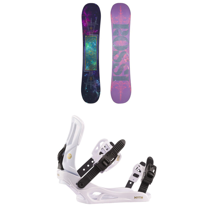 Rossignol Meraki Snowboard + Myth Snowboard Bindings - Women's 2023